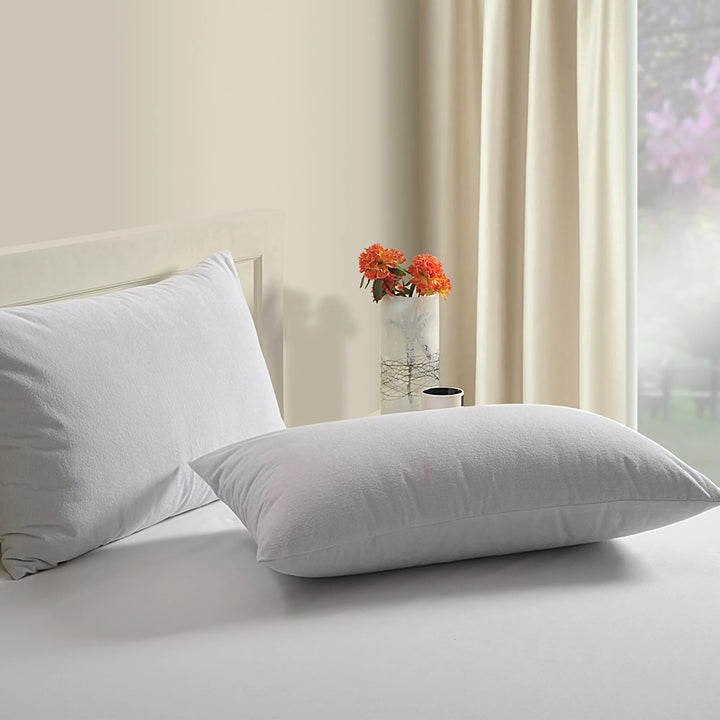 POLYESTER TERRY WATERPROOF PILLOW PROTECTOR