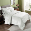 INDULGE - 550 TC PILLOW COVERS WITH MERROW DOUBLE LINE EMBROIDERY
