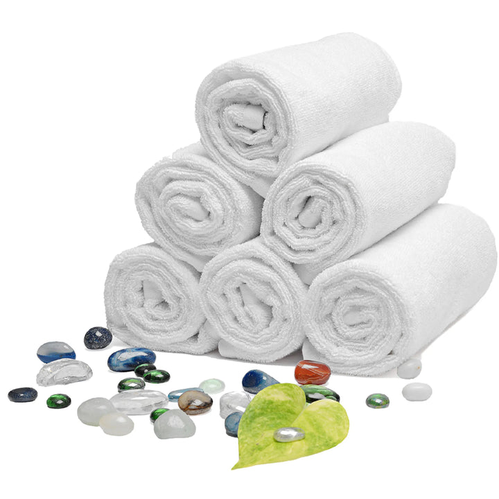 ELEGANT TOWEL SET - 1 BATH TOWEL + 1 HAND TOWEL + 2 FACE TOWELS