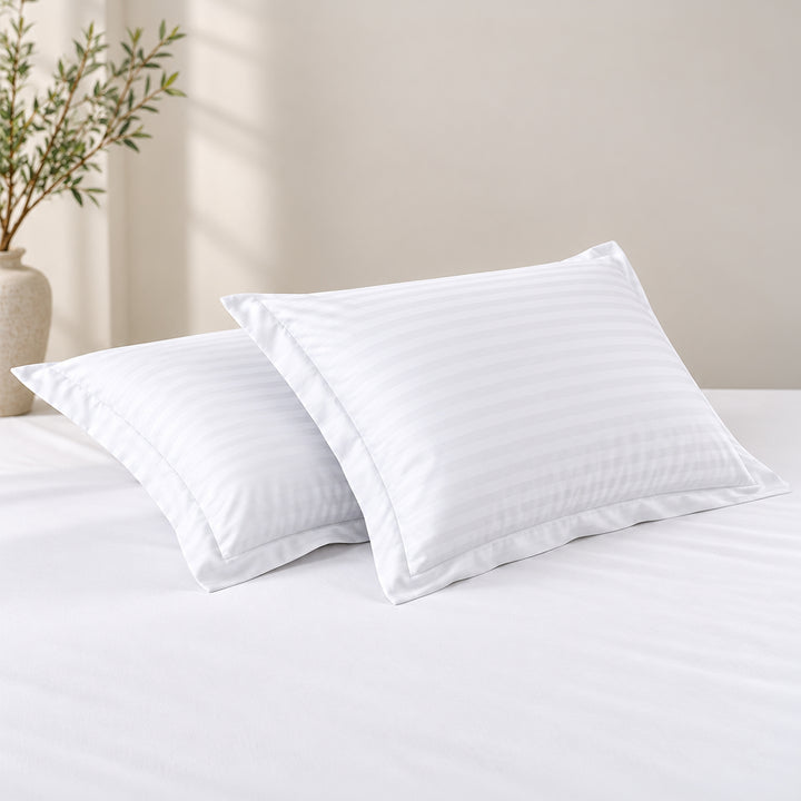 The Essence  - 350 TC Satin Stripe Pillow Covers