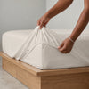 Earth & Elegance  - 450 TC Mercerised Egyptian Cotton Fitted Bed Sheets