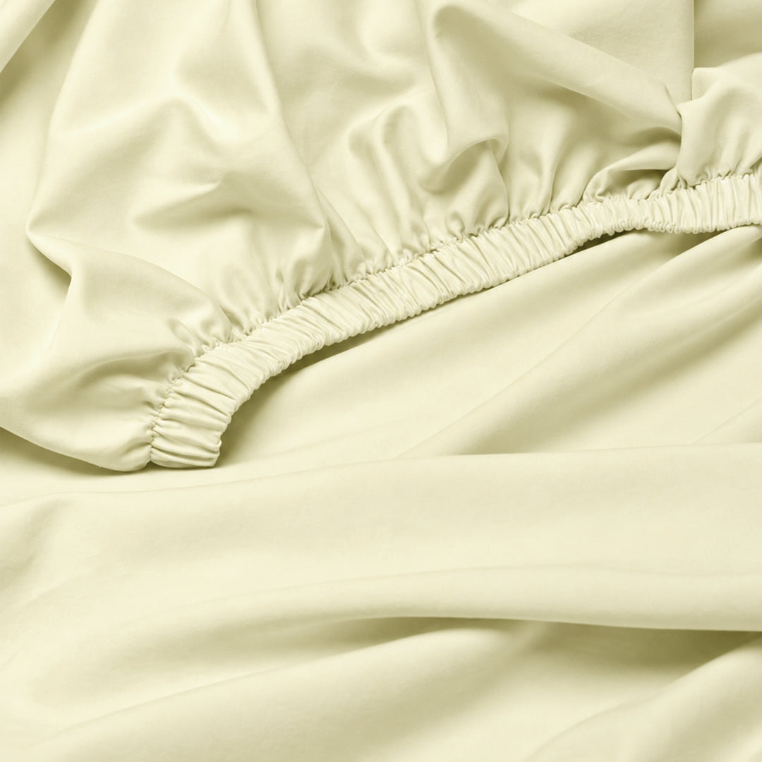 Earth & Elegance  - 450 TC Mercerised Egyptian Cotton Fitted Bed Sheets