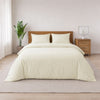 LAP OF LUXURY - 400TC 1CM SATIN STRIPE / PLAIN DUVET COVERS