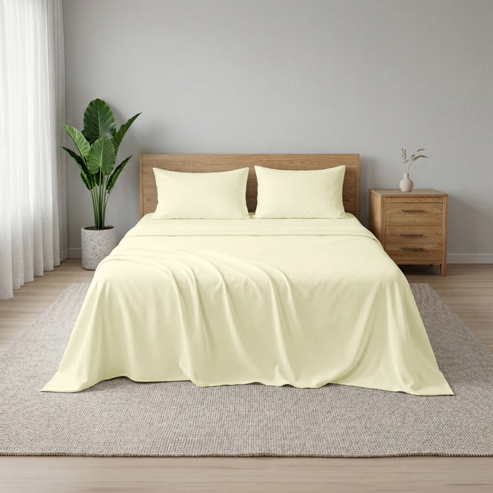 Earth & Elegance  - 450 TC Mercerised Egyptian Cotton Flat Bed Sheets